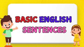 Basic English Sentences ｜ Basic English ｜ Learn English ｜ Kids Educational Video